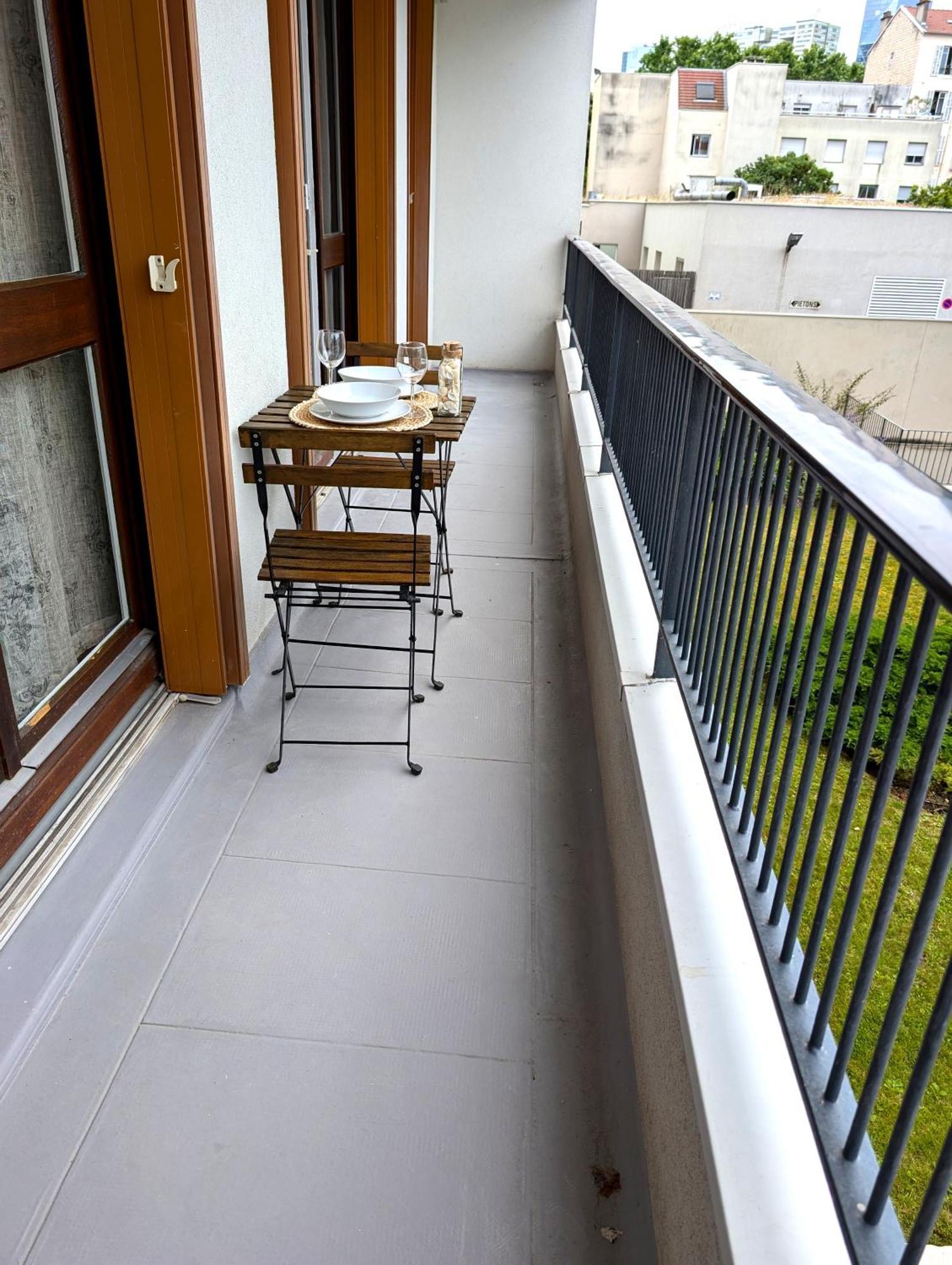 Appartamento Evasion La Defense - Balcon & Wi-Fi, A 10 Min De Paris Courbevoie Esterno foto